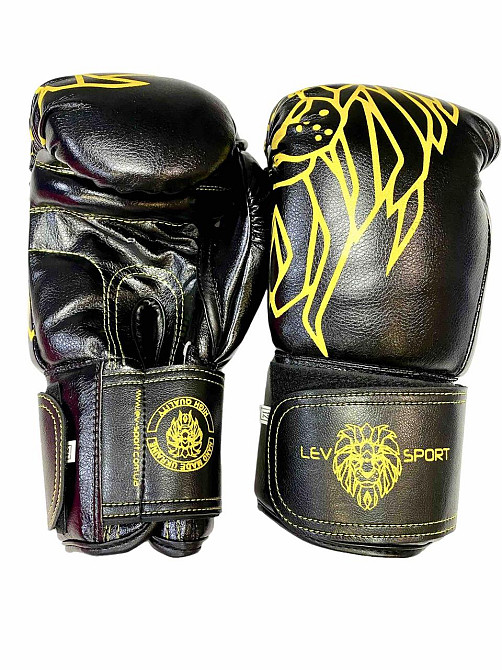 Перчатки боксерские LEV-SPORT ТОП (стрейч) 10 oz Вишнёвое - изображение 2