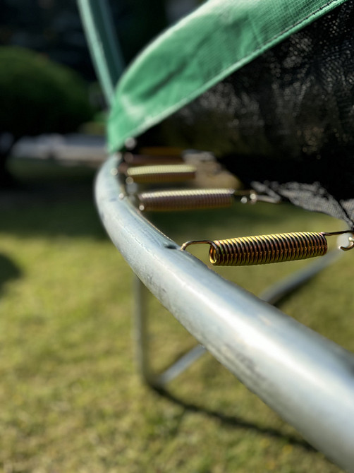 Батут WCG 305 см із внутрішньою захисною сіткою та LED підсвіткою 10FT (W-1003) Київ - фото 9