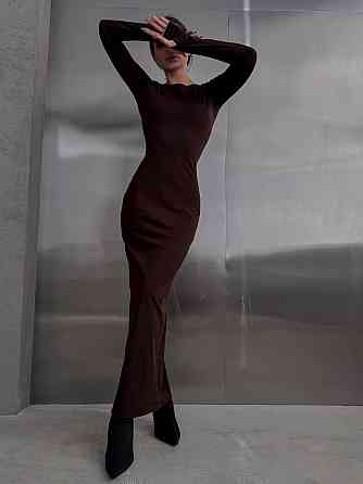 Жіноча базова термо сукня максі у стилі скімс Одеса