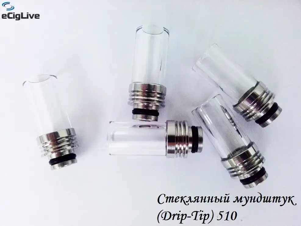 Скляний мундштук (Drip Tip) 510 Київ - фото 7