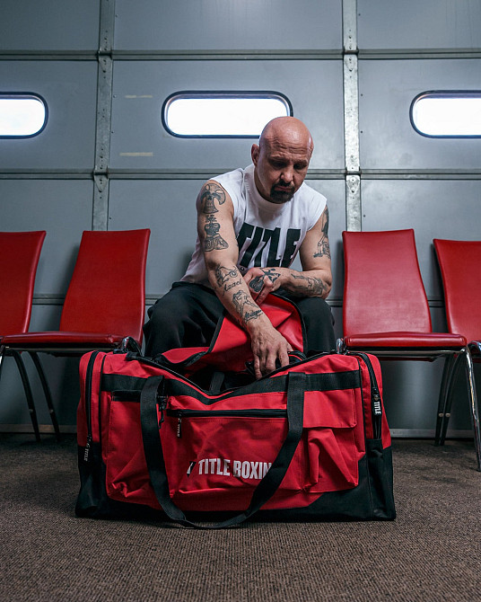 Спортивна сумка TITLE Boxing Deluxe Gear Bag Red (70л.) Кам'янське - фото 7
