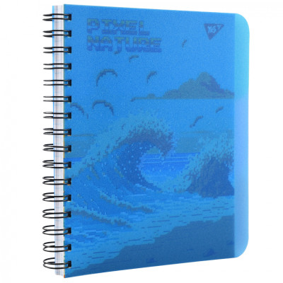 Блокнот Yes А5 Pixel nature 144 листа пластиковая обложка (681974) Винница - изображение 3