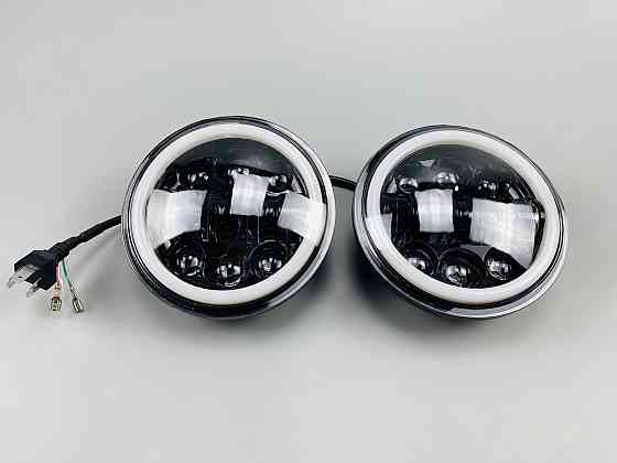 Фара головного світла LED 40W ближній+далекий+ходові вогні кільце 5.75 дюйми авто+мотоцикли Мукачево