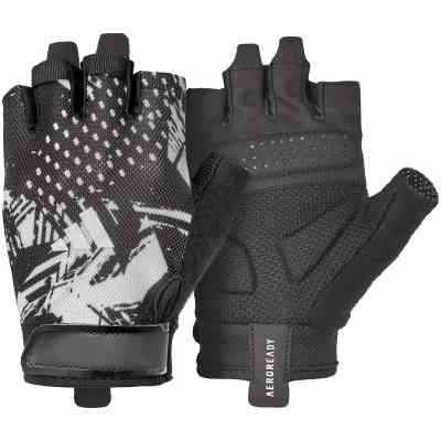 Перчатки для фитнеса Adidas Essential Training Gloves ADGB-15001AB чорний, сірий S (885652026949) Винница