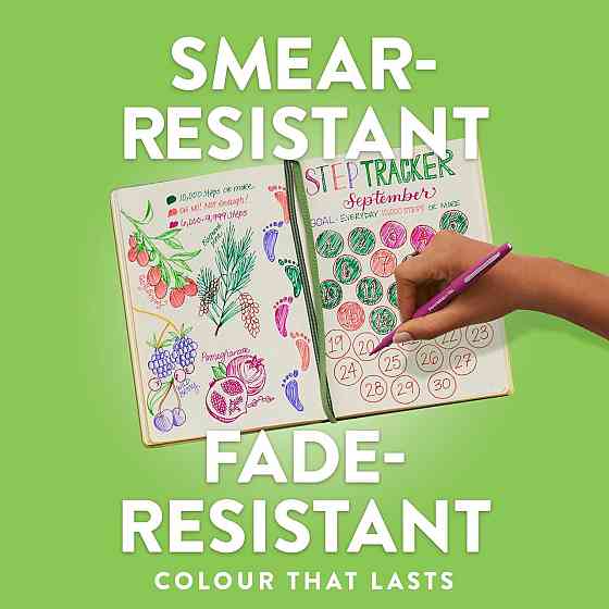 Фломастер PaperMate Flair Original, felt tip середня 0.7 мм, набір 16 кольорів Київ