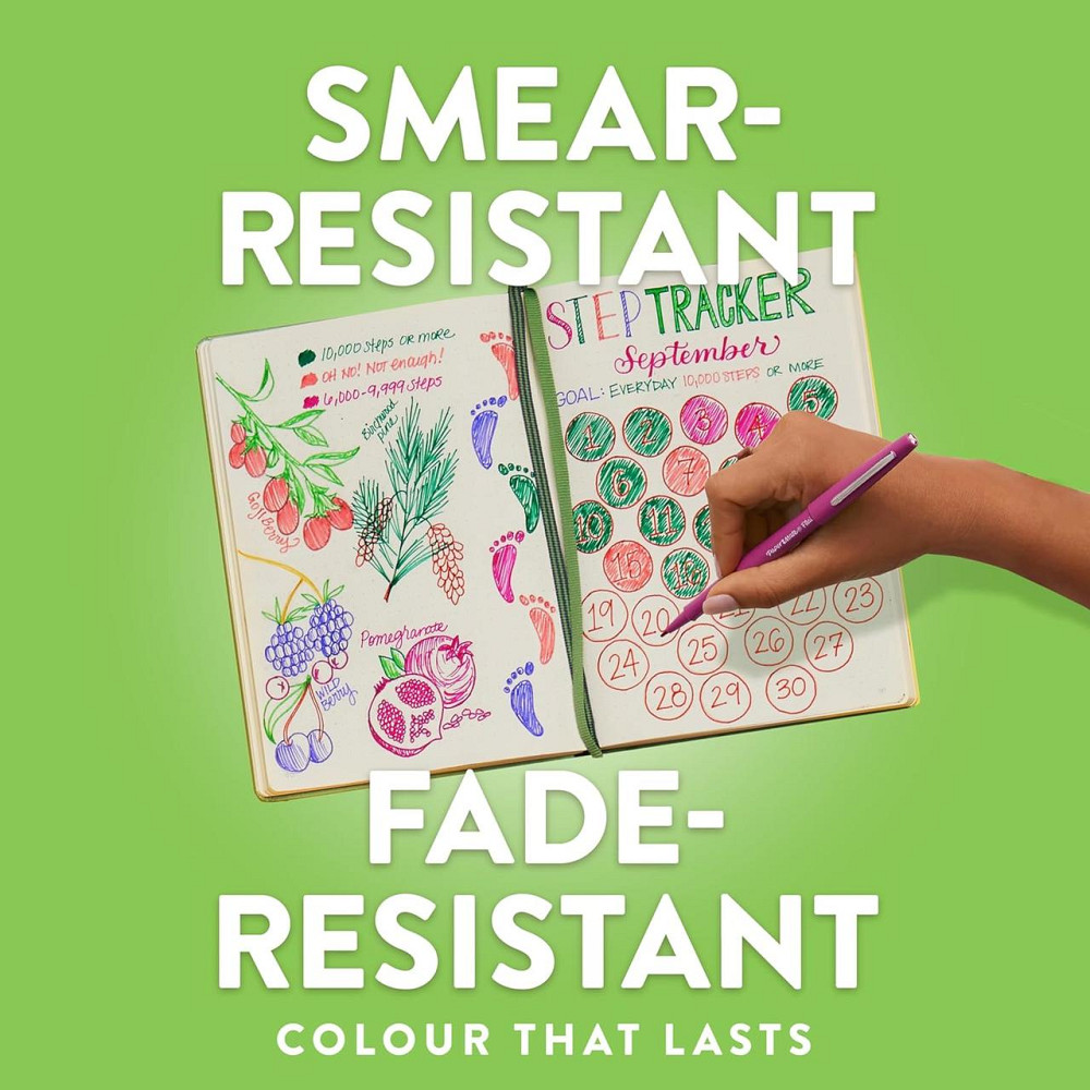 Фломастер PaperMate Flair Original, felt tip середня 0.7 мм, набір 16 кольорів Київ - фото 2