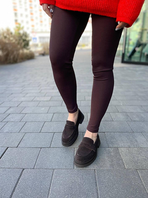 Zemira Туфлі жіночі ZEMIRA Астра/миндаль шоколадні (весна-осінь, замша натуральна) (5797) Коломия - фото 8