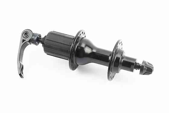 Втулка задня ROAD алюмінієва 14Gx32H під касету 8-11зв, V-brake, 2 пром-підшипники 6200 2RS, кріпл. ексцентрик, чорна FB-A285В Київ