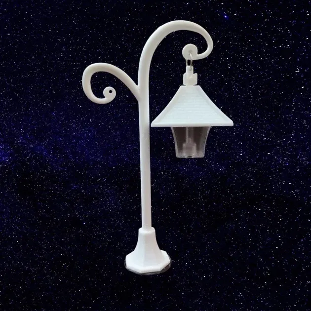 Декоративний ліхтар з LED підсвіткою для флорарімум міні-саду вазону моссаріуму мікроландшафту Вигнутий білій Одеса - фото 2