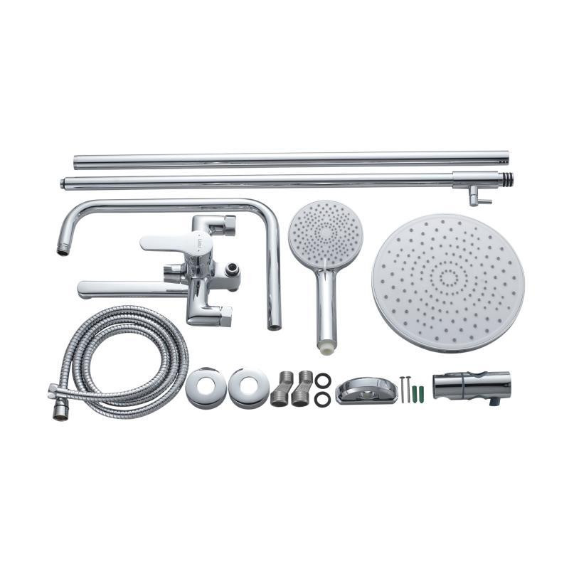 Душова система латунна універсальна Lidz Astra 1030 на три споживачі (з виливом) (k35) LDAST1030CRM48086 Chrome Київ - фото 10