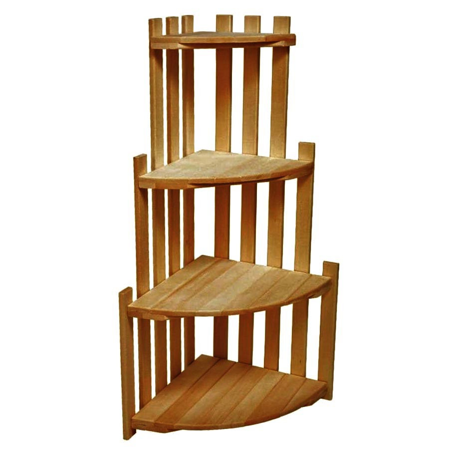 Стеллаж угловой для ванной 