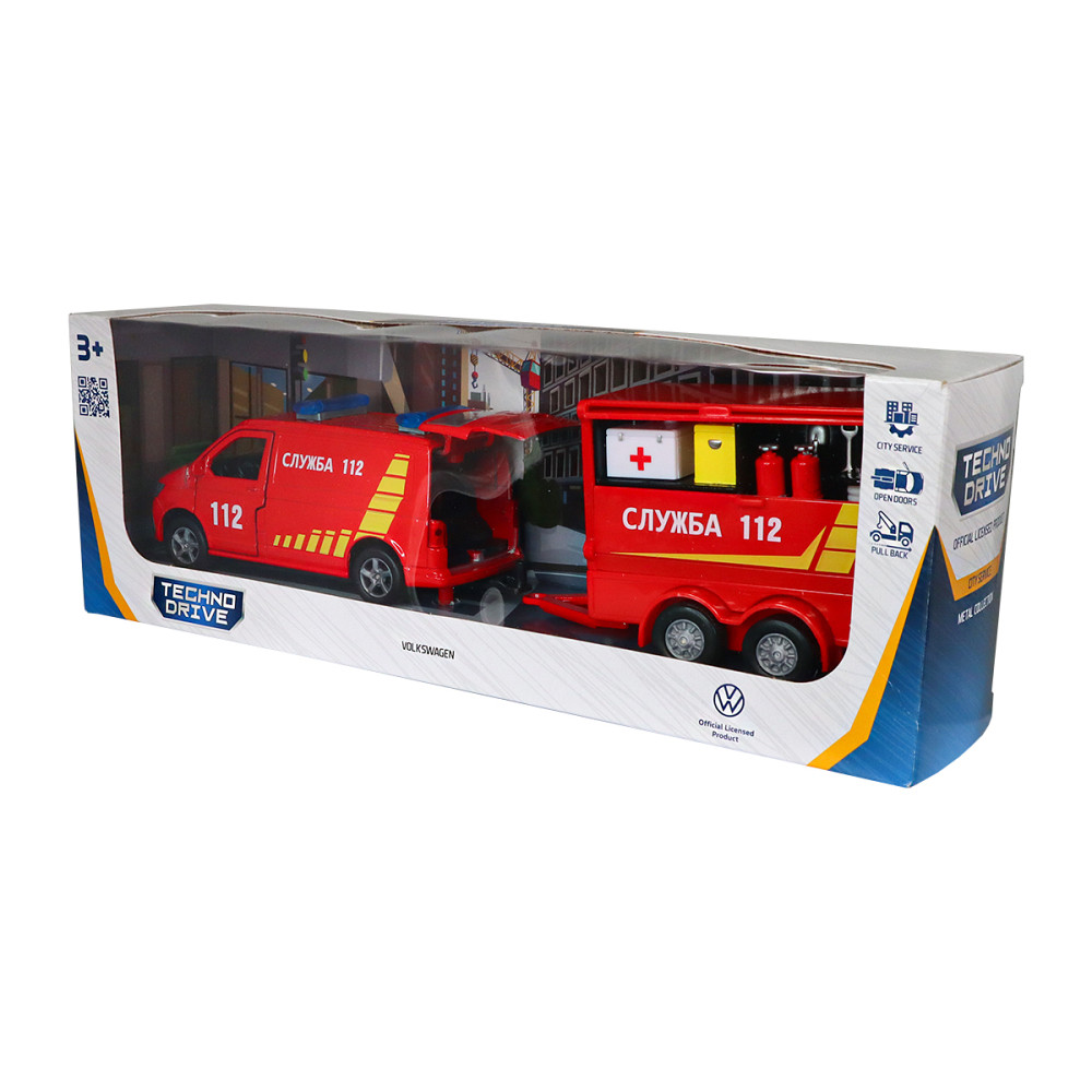 Ігровий набір - Volkswagen Служба 112 (з причіпом) Днепр - изображение 3
