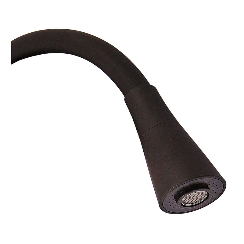 Смеситель для кухни Zerix ATRIUM-011-T REFL.BLACK (Цвет хром+силик.вылив черный) (ZX4720) Киев - изображение 7