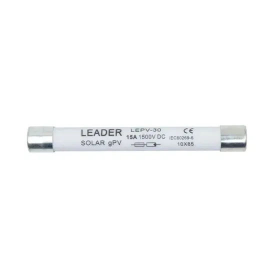 Плавкий запобіжник 15A 1500V Leader FSKDC15AL для сонячних панелей (42-00222) Киев