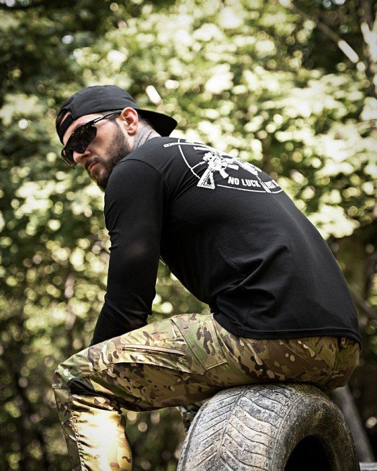 Милитари лонгслив One shot ПП7793 Одесса - изображение 7