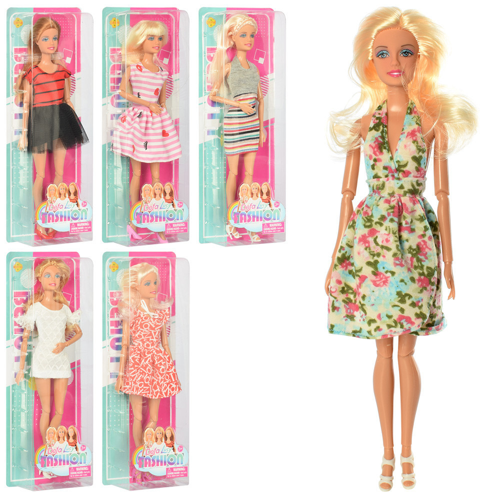 Лялька DEFA 8406-BF шарнірна, 6 видів, лист, 12-32-5 см., шт Киев - изображение 1