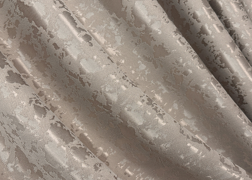 Комплект штор VR-Textil Лен Мрамор 150х270 2шт и Тюль 600х270 1717ш-1276т Серо-бежевый с белым 71-013/5 Киев - изображение 5