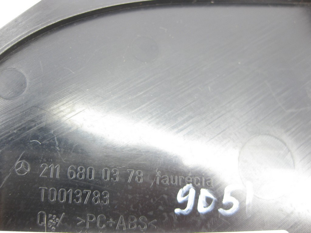 Mercedes-Benz  A2116800378 9051 Кришка лівого торця панелі приладів чорна E-Class W211 Одеса - фото 8