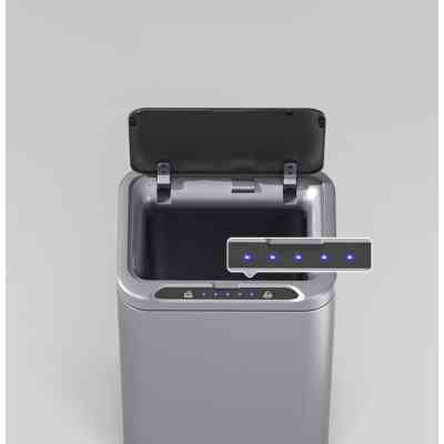 Контейнер для сміття JAH Сенсорний Срібний металік 13 л (20254) Вінниця