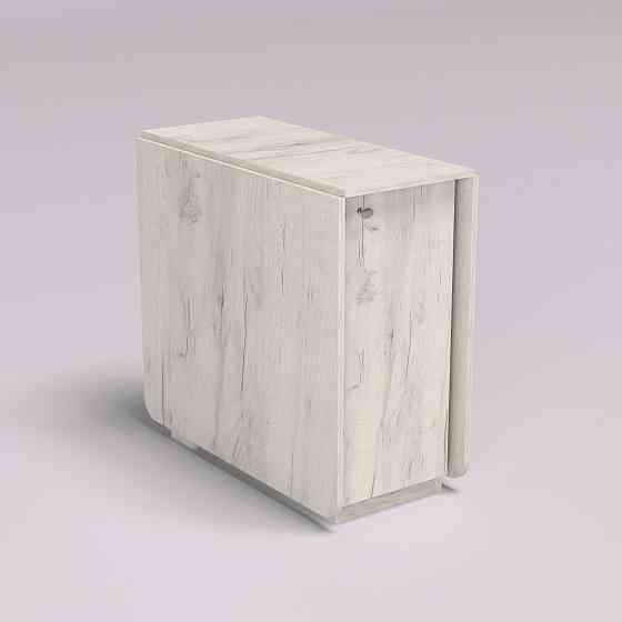 Стол-тумба №5 Комби, Дуб Крафт Білий, 380х800х750 Львов