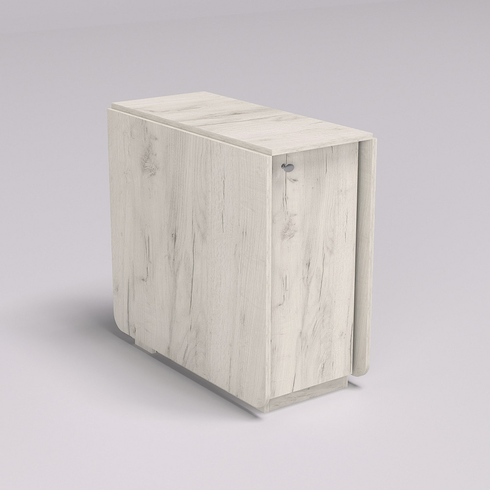 Стіл-тумба №5 Комбі, Дуб Крафт Білий, 380х800х750 Львів - фото 3