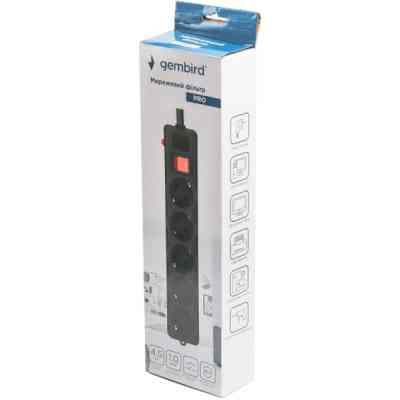Мережевий фільтр живлення Gembird SPG5-G-15B-PRO Вінниця