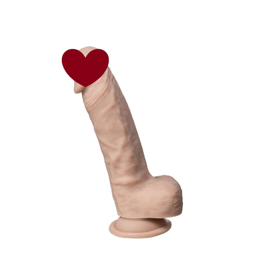 Фаллоимитатор SilexD Johnny Real Skin Flesh (7in MODEL 1), суперсофт-силикон+Silexpan, диаметр 3,8см Sex Aura Киев - изображение 1