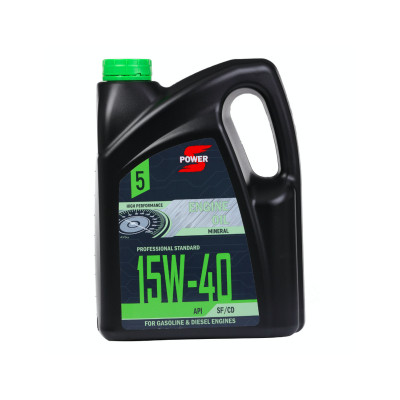 Моторное масло S-POWER STANDARD 15W40 5л (КСМ 62478) Вінниця - фото 1