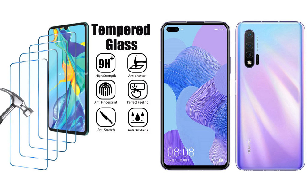 Защитное стекло ArmorGlass для HUAWEI Nova 6 5G – устойчивое к царапинам и ударам Киев - изображение 1