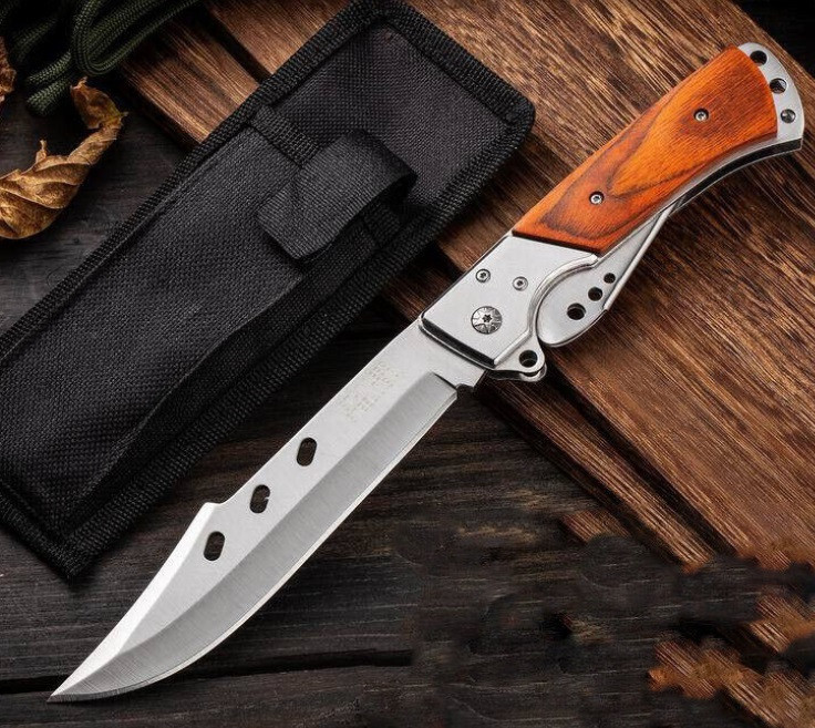 Ніж складаний Columbia A159 дерево Дніпро - фото 1