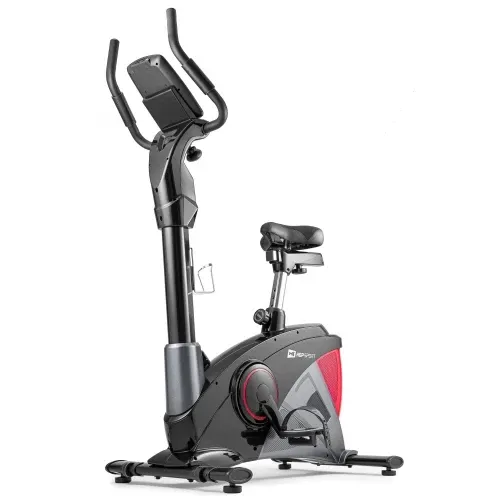 Велотренажер електромагнітний + мат Hop-Sport 090H Apollo чорно-червоний Київ