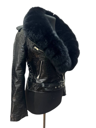 Косуха куртка женская с мехом Песец 42 Харьков