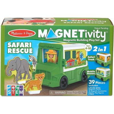 Ігровий набір Melissa&amp;Doug магнітний Сафарі - рятувальна машина (MD30666) Вінниця - фото 1