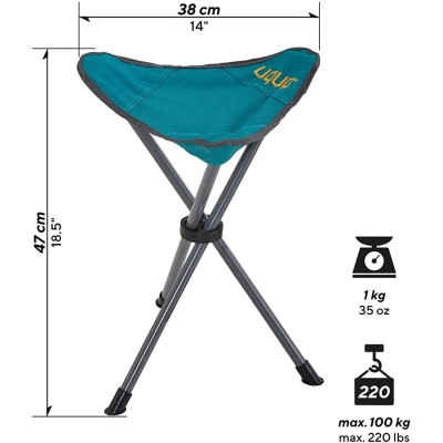 Стул складной Uquip Darcy Caribbean Blue (244019) Винница - изображение 5