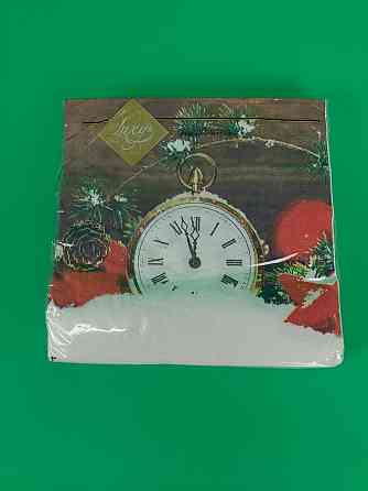 Салфетки бумажнае новогодние(ЗЗхЗЗ, 18шт)