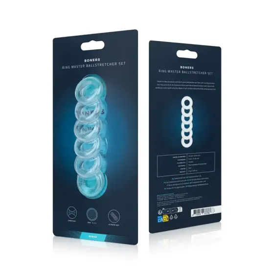 Набір кілець для яєчок Boners Ring Master Ballstretcher Set Львів