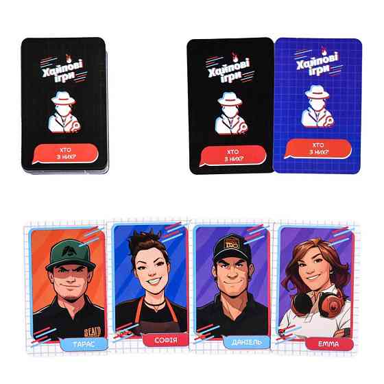Настільна гра "Хайпові ігри 3 в 1" 30946 інструкція, гральні картки Вінниця