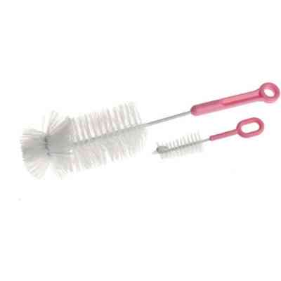Щіточка для миття пляшечок Akuku і сосок, рожевий (A0571) Вінниця
