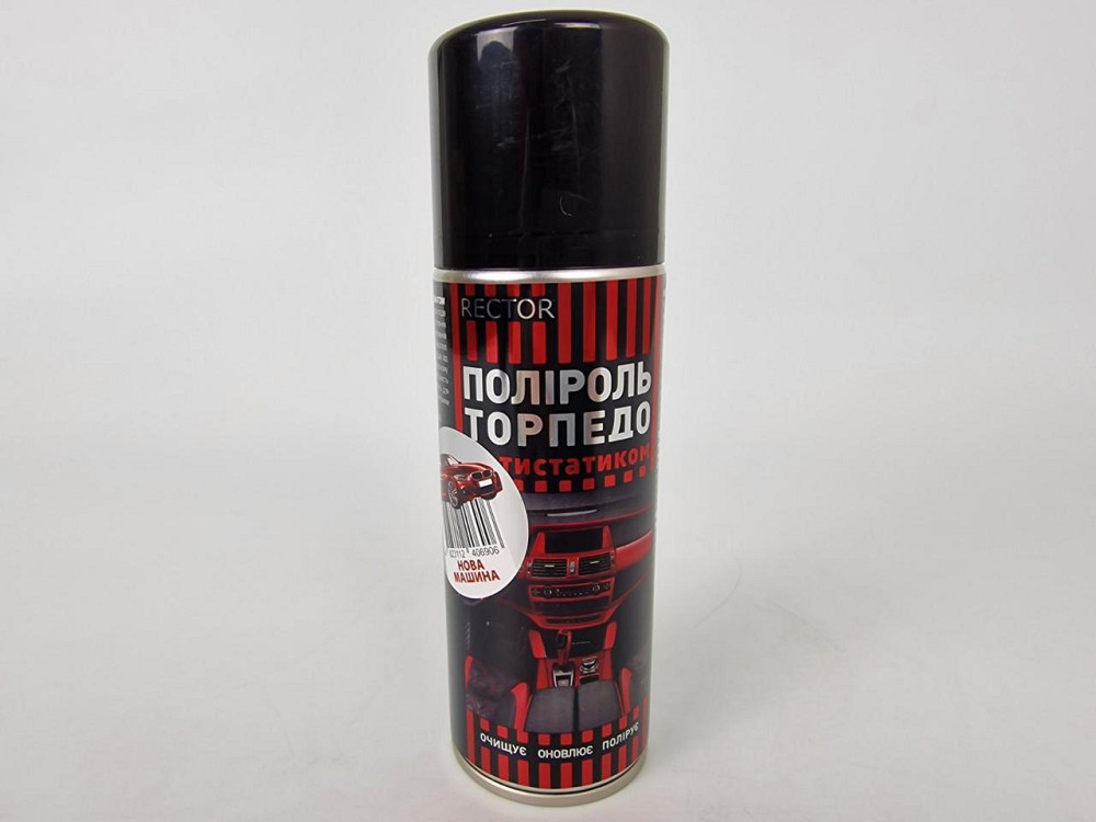 Поліроль для "торпедо" нова машина в аерозолі. пакованні, 200 мл. Rector (1 шт.) Харків - фото 1