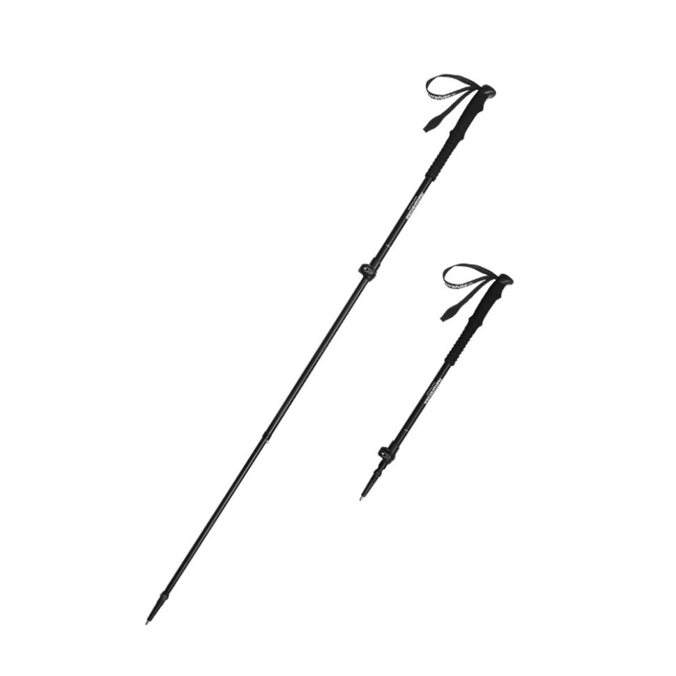 Трекінгова телескопічна палиця Naturehike CNK2550DS010 Sunlit Terk Base, 60-135 см, чорна Київ - фото 1