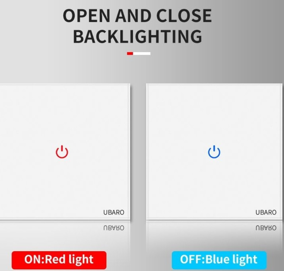 Выключатель сенсорный UBARO.  UBARO Eu AC100-240V Харьков - изображение 2