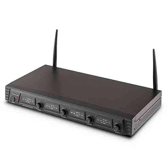 Duett Quartet Fix V2 4-канальний бездротовий мікрофон UHF Дальність дії 50 м 2 портативні мікрофони / 2 Рівне