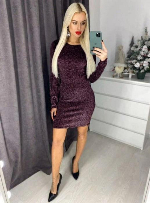 Вечірнє плаття з люрексом "Minor" | Розпродаж моделі Київ - фото 3