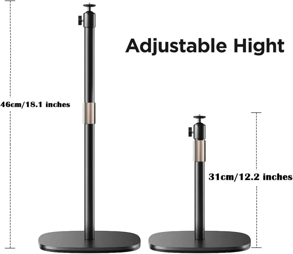 Регулируемый настольный штатив AYIZON 31-46 см для вебкамеры, смартфона, металлическая стойка для проектора Киев - изображение 4