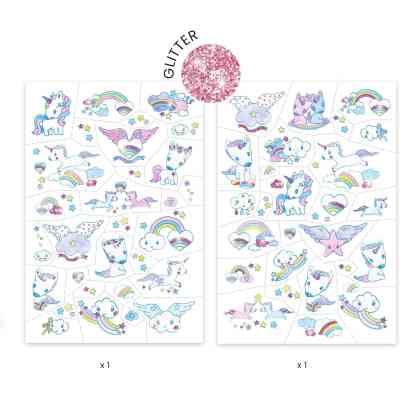 Набір для творчості Djeco Наклейки на тіло Єдиноріг (DJ09575) Вінниця