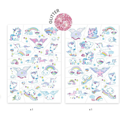 Набір для творчості Djeco Наклейки на тіло Єдиноріг (DJ09575) Вінниця - фото 2