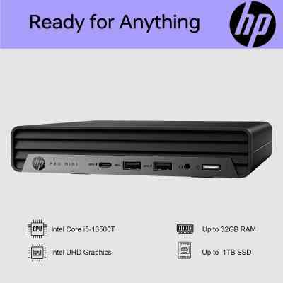 Комп'ютер HP Pro 400 G9 Mini / i3-13100T, 8, 512, WiFi, кл+м, Win11P (884V0EA) Вінниця