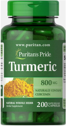 Куркума Puritan's Pride Turmeric 800 mg 200 капс Экстракт куркумы Киев