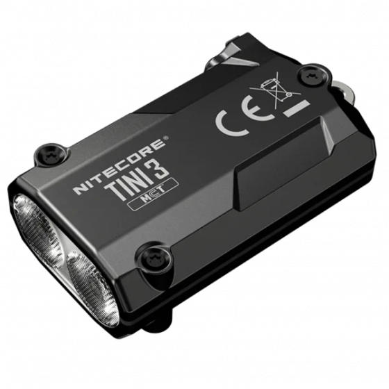Фонарь брелок Nitecore TINI 3 2xNiteLab UHE LED 600 лм USB-C (5 режимов) Серый Винница