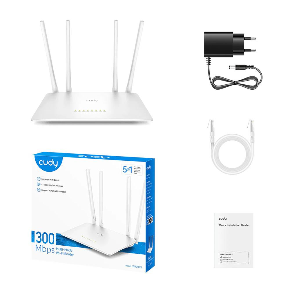 WiFi маршрутизатор Cudy WR300S (73-00671) Киев - изображение 7